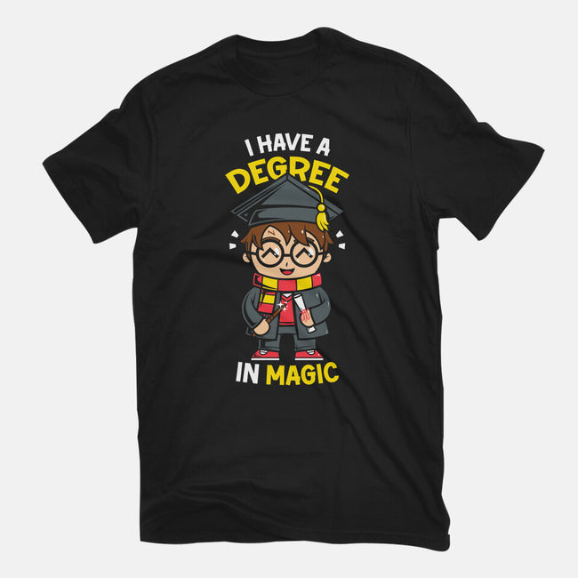 Degree In Magic-Unisex-Basic-Tee-krisren28