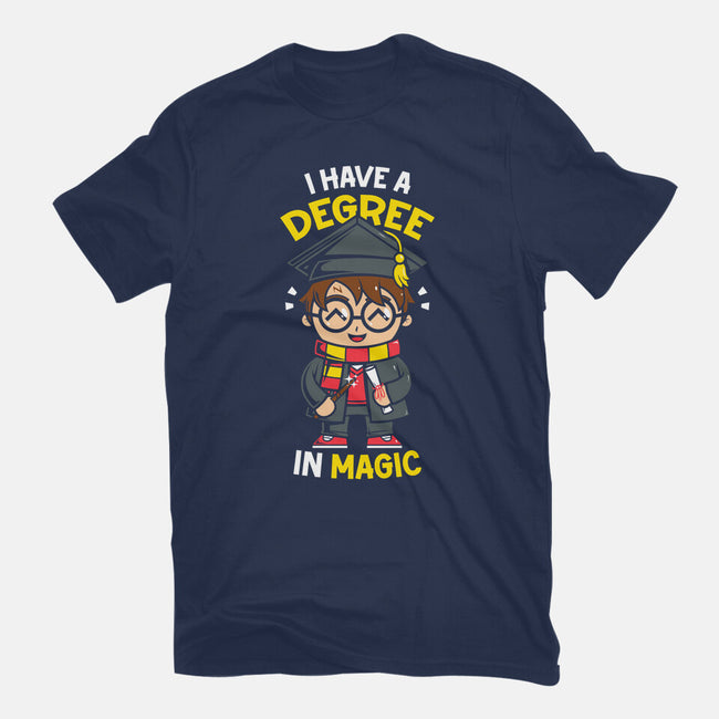 Degree In Magic-Womens-Basic-Tee-krisren28