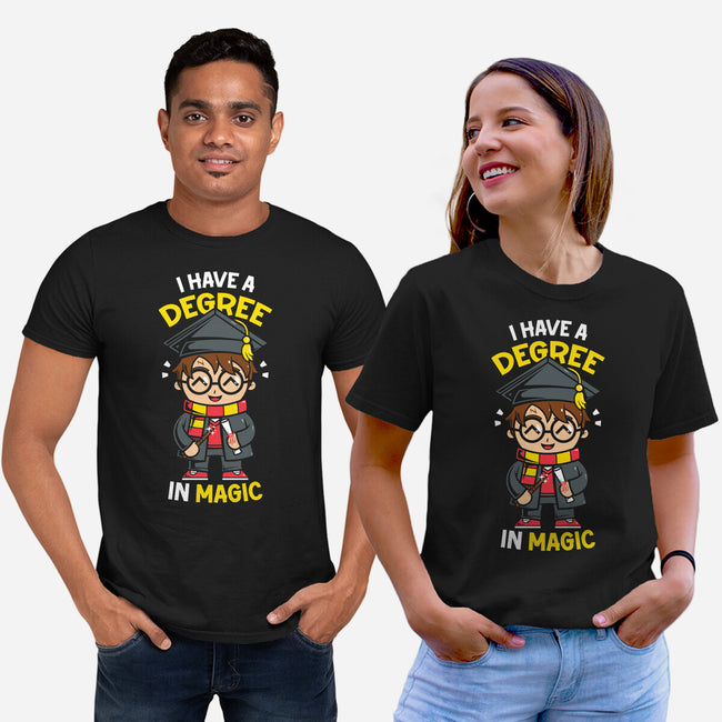 Degree In Magic-Unisex-Basic-Tee-krisren28