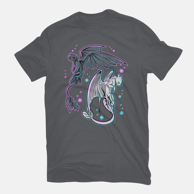 Couple Of Dragons-Unisex-Basic-Tee-nickzzarto