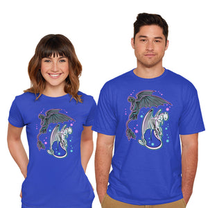 Couple Of Dragons-Mens-Basic-Tee-nickzzarto