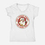 Say Guess What One More Time-Womens-V-Neck-Tee-tobefonseca