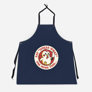 Say Guess What One More Time-Unisex-Kitchen-Apron-tobefonseca