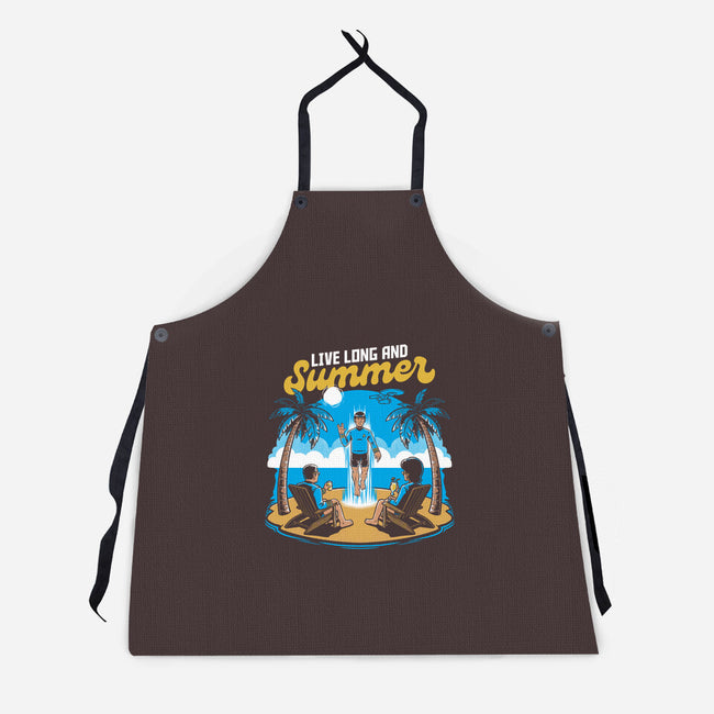 Scifi Summer Trekkie-Unisex-Kitchen-Apron-Studio Mootant