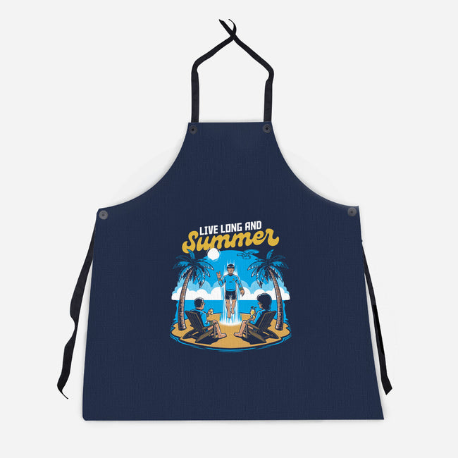 Scifi Summer Trekkie-Unisex-Kitchen-Apron-Studio Mootant