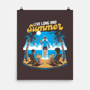 Scifi Summer Trekkie-None-Matte-Poster-Studio Mootant