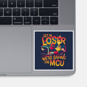 Saving The MCU-None-Glossy-Sticker-teesgeex