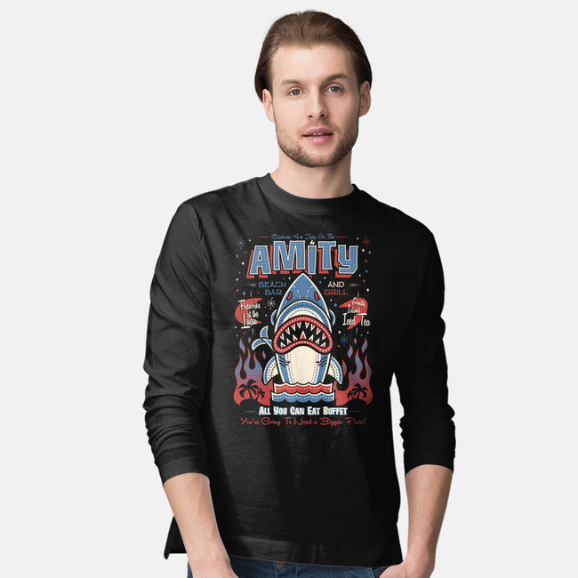 Amity Beach Bar-Mens-Long Sleeved-Tee-Nemons