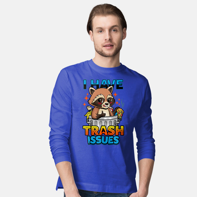 I Have Trash Issues-Mens-Long Sleeved-Tee-Boggs Nicolas