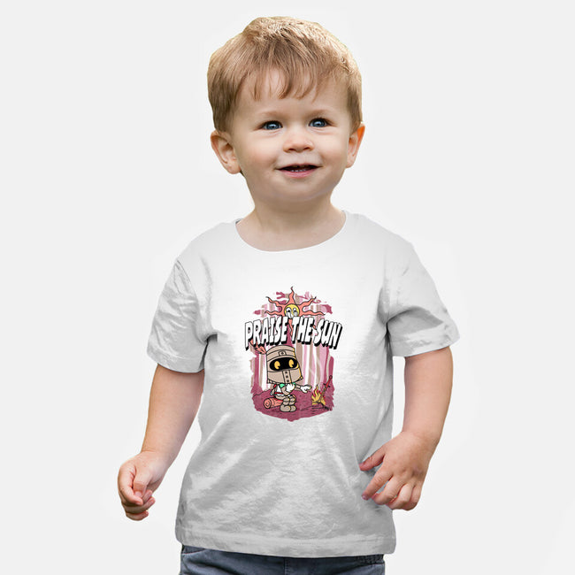 Praise The Sun Retro-Baby-Basic-Tee-Donnie