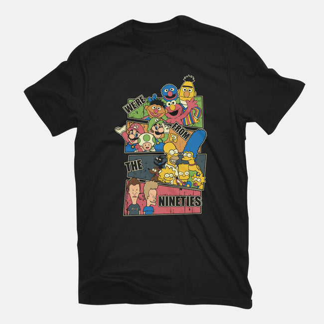 We're From The Nineties-Womens-Fitted-Tee-turborat14