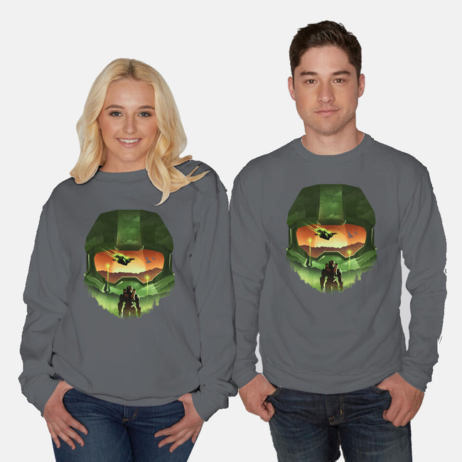 Infinite Landscape-Unisex-Crew Neck-Sweatshirt-dandingeroz