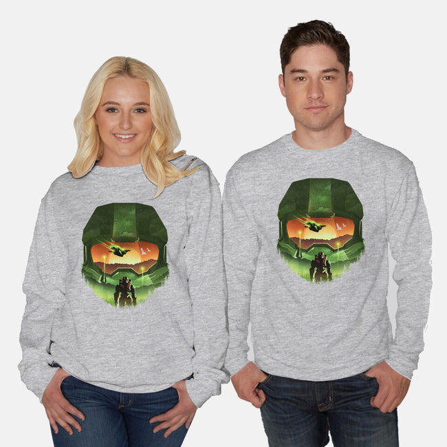 Infinite Landscape-Unisex-Crew Neck-Sweatshirt-dandingeroz