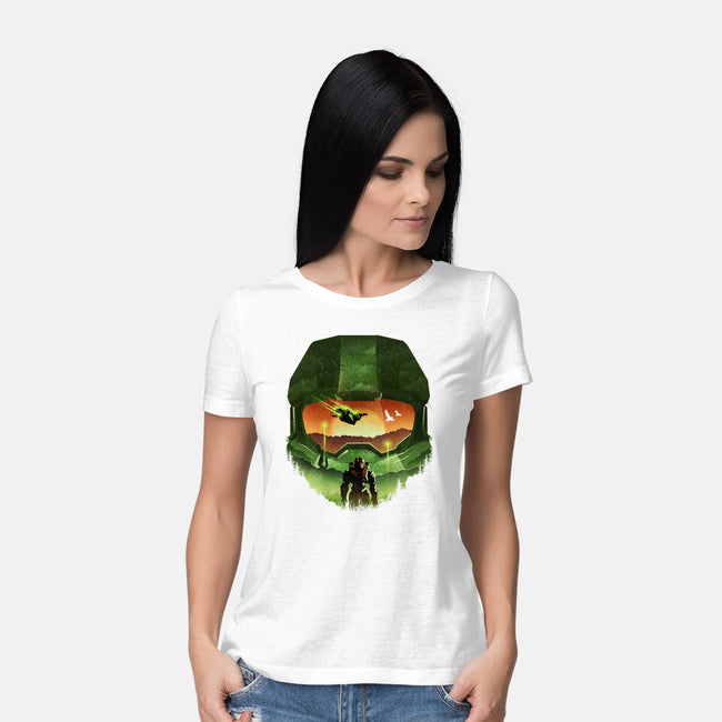 Infinite Landscape-Womens-Basic-Tee-dandingeroz