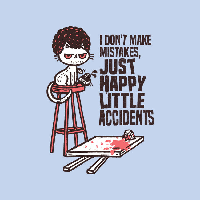 Just Happy Little Accidents-Womens-Fitted-Tee-Wenceslao A Romero