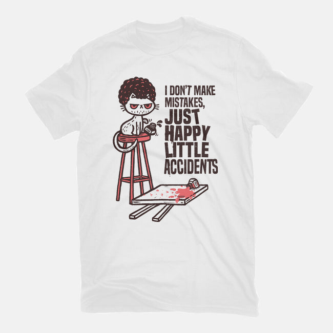 Just Happy Little Accidents-Mens-Heavyweight-Tee-Wenceslao A Romero