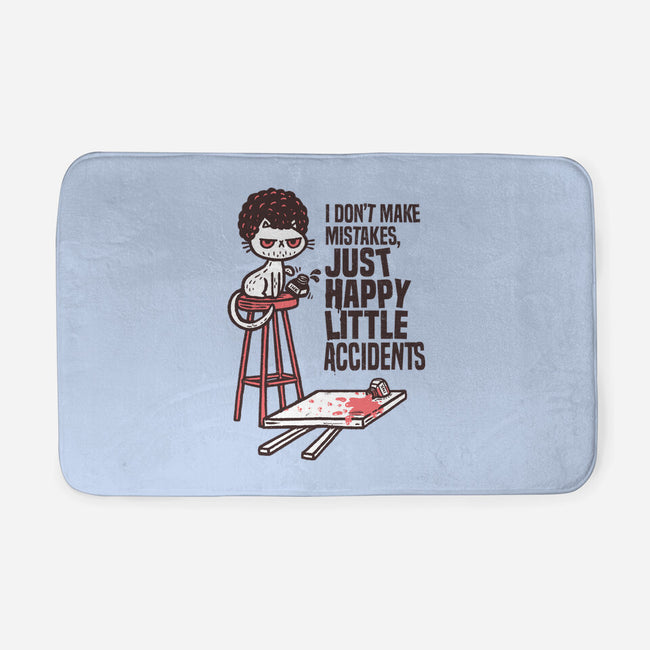 Just Happy Little Accidents-None-Memory Foam-Bath Mat-Wenceslao A Romero