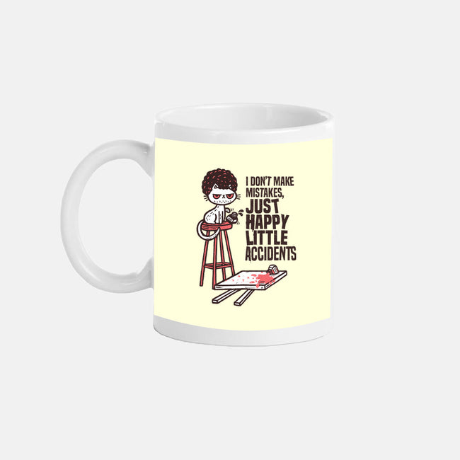 Just Happy Little Accidents-None-Mug-Drinkware-Wenceslao A Romero