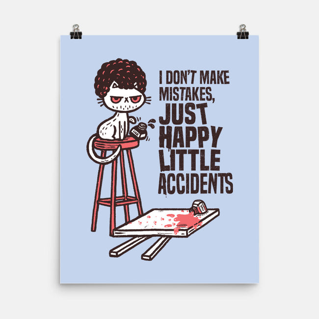 Just Happy Little Accidents-None-Matte-Poster-Wenceslao A Romero