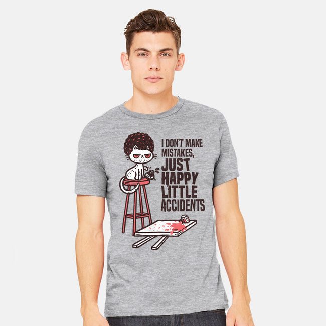 Just Happy Little Accidents-Mens-Heavyweight-Tee-Wenceslao A Romero