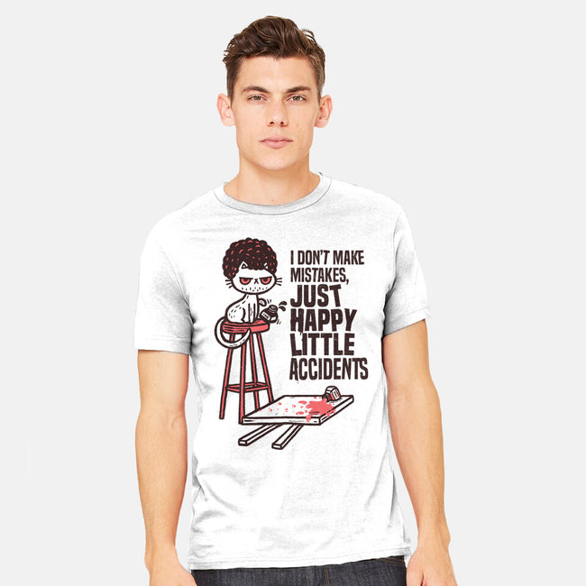 Just Happy Little Accidents-Mens-Heavyweight-Tee-Wenceslao A Romero