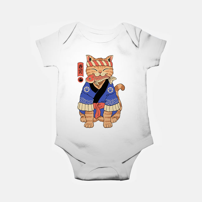 The Sushi Meowster-Baby-Basic-Onesie-vp021