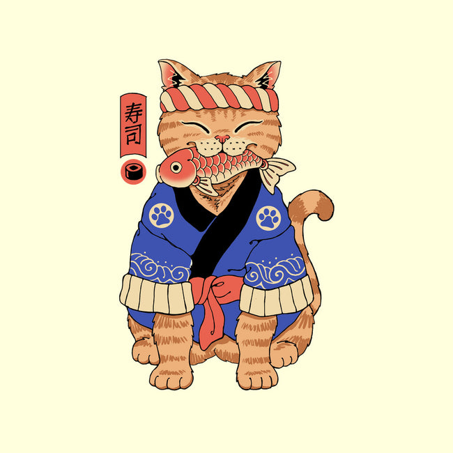 The Sushi Meowster-None-Glossy-Sticker-vp021