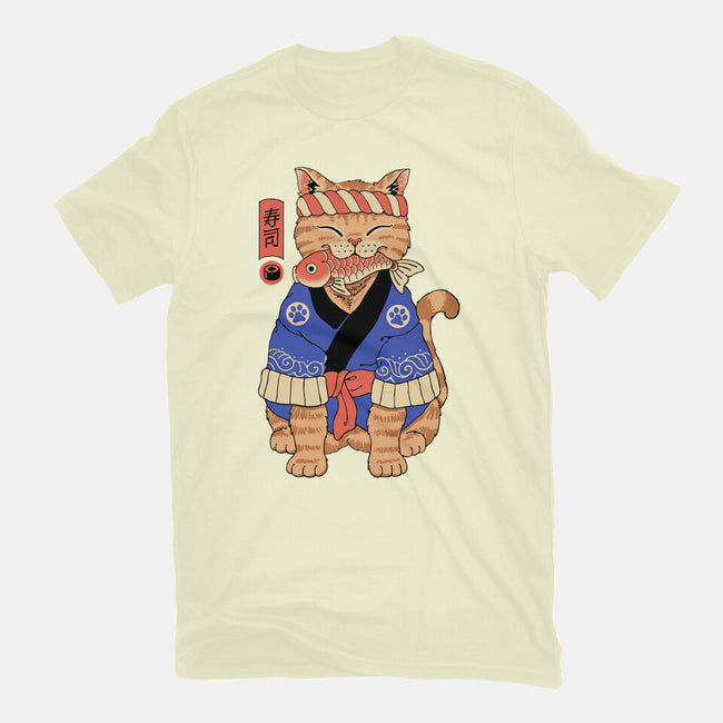 The Sushi Meowster-Mens-Basic-Tee-vp021