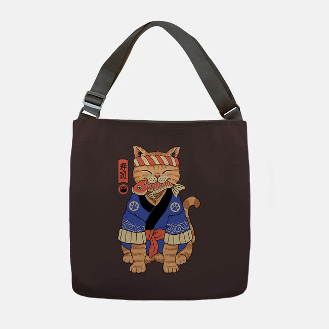 The Sushi Meowster-None-Adjustable Tote-Bag-vp021