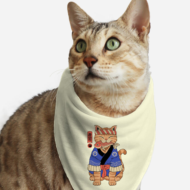 The Sushi Meowster-Cat-Bandana-Pet Collar-vp021