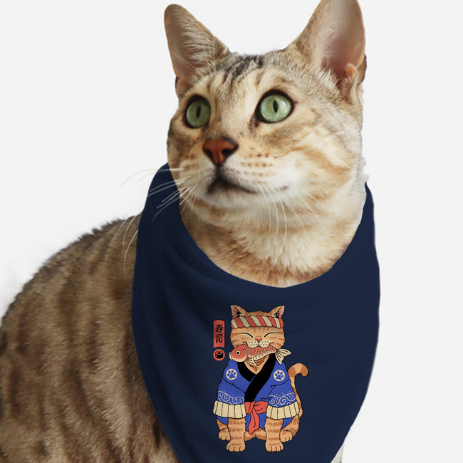 The Sushi Meowster-Cat-Bandana-Pet Collar-vp021