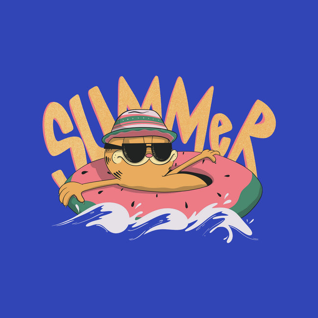 Summer Cat-Youth-Crew Neck-Sweatshirt-OnlyColorsDesigns