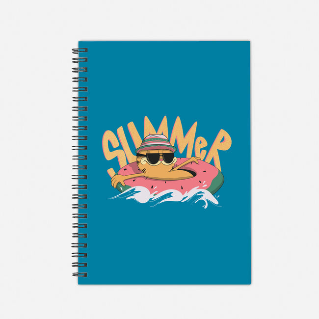 Summer Cat-None-Dot Grid-Notebook-OnlyColorsDesigns