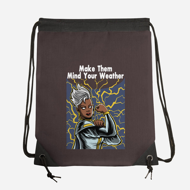 Storm Can Do It-None-Drawstring-Bag-zascanauta