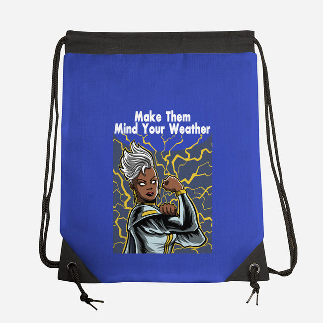 Storm Can Do It-None-Drawstring-Bag-zascanauta