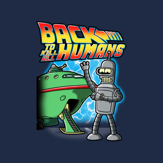 Back To Kill All Humans-Mens-Long Sleeved-Tee-Barbadifuoco