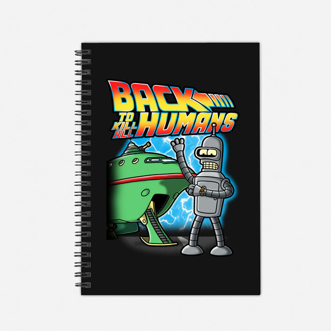 Back To Kill All Humans-None-Dot Grid-Notebook-Barbadifuoco