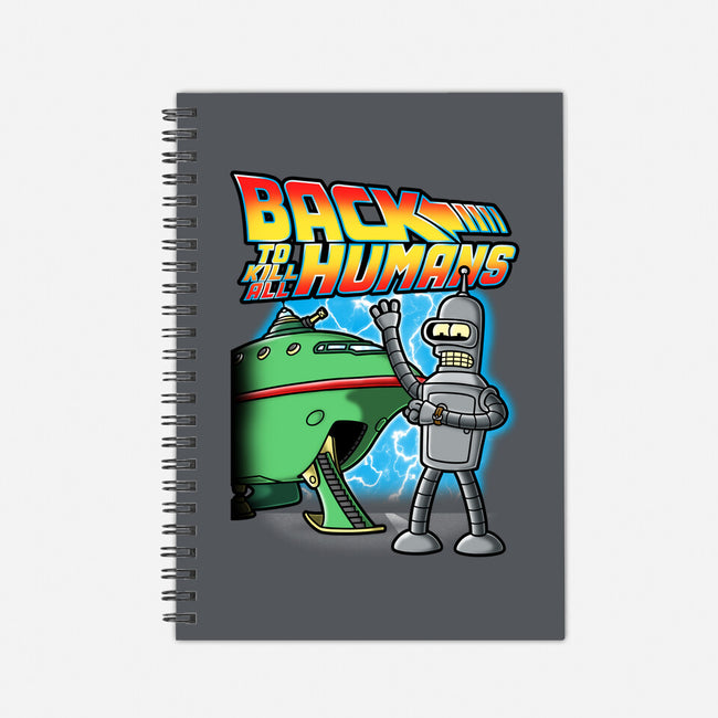 Back To Kill All Humans-None-Dot Grid-Notebook-Barbadifuoco