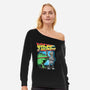 Back To Kill All Humans-Womens-Off Shoulder-Sweatshirt-Barbadifuoco