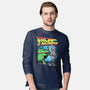 Back To Kill All Humans-Mens-Long Sleeved-Tee-Barbadifuoco