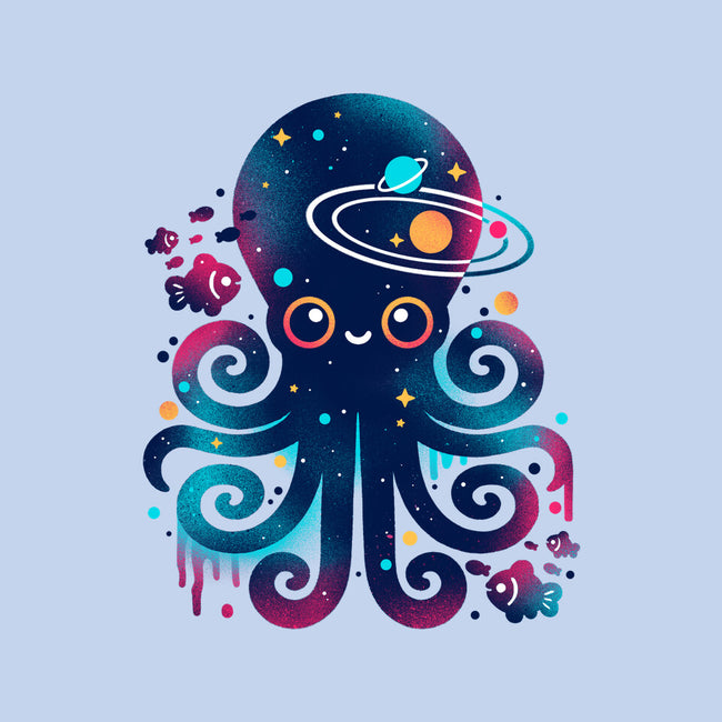 Space Octopus Galaxy-Mens-Basic-Tee-NemiMakeit