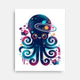 Space Octopus Galaxy-None-Stretched-Canvas-NemiMakeit