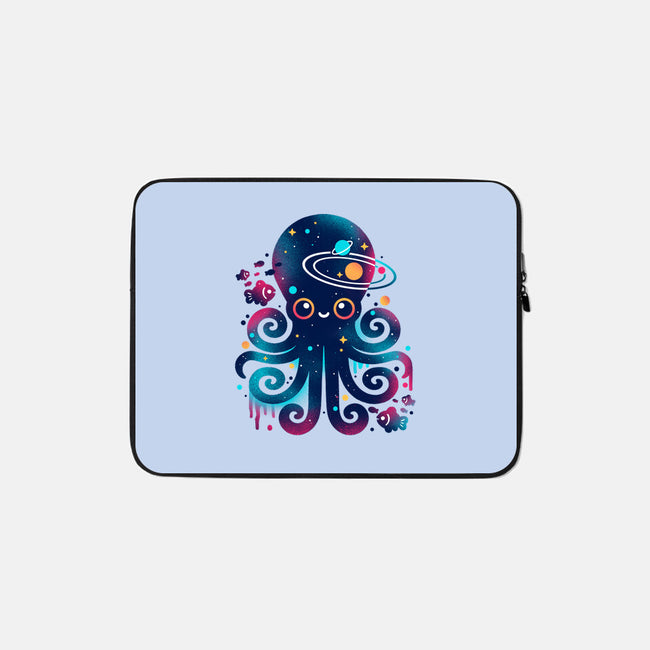 Space Octopus Galaxy-None-Zippered-Laptop Sleeve-NemiMakeit