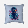 Space Octopus Galaxy-None-Non-Removable Cover w Insert-Throw Pillow-NemiMakeit