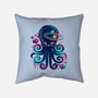 Space Octopus Galaxy-None-Removable Cover w Insert-Throw Pillow-NemiMakeit