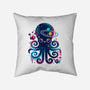 Space Octopus Galaxy-None-Removable Cover-Throw Pillow-NemiMakeit