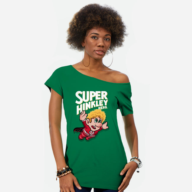 Super Hinkley-Womens-Off Shoulder-Tee-Getsousa!