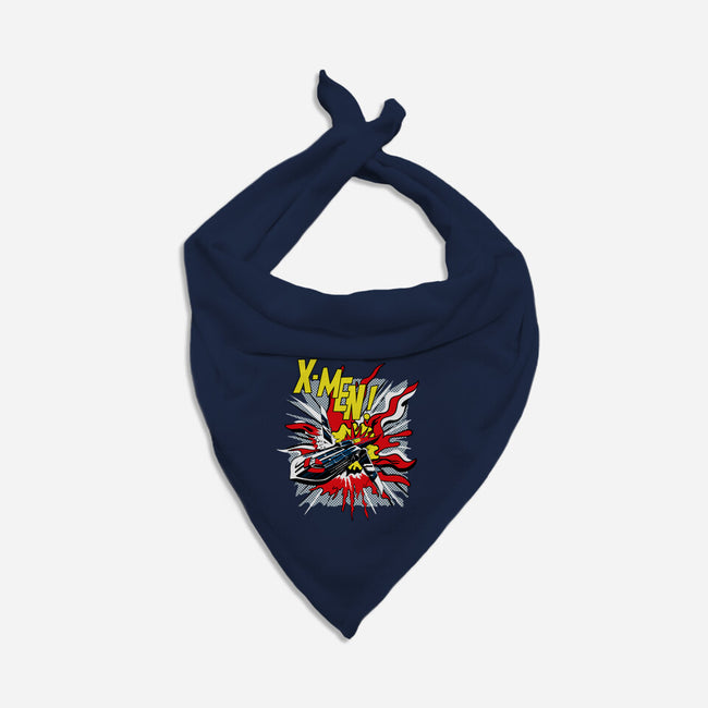 X-Pop-Cat-Bandana-Pet Collar-rocketman_art