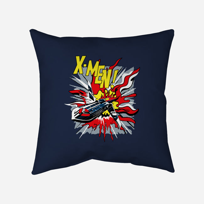 X-Pop-None-Non-Removable Cover w Insert-Throw Pillow-rocketman_art