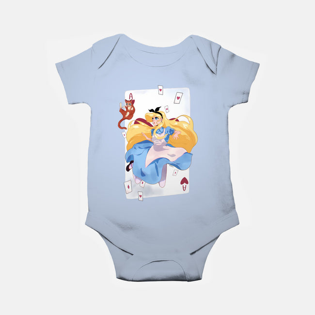 Wonderland Card-Baby-Basic-Onesie-Rayuzu